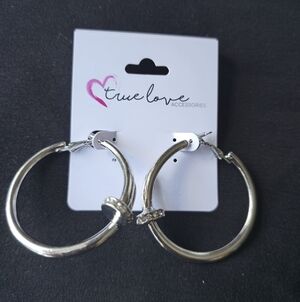 Silver Hoop Earrings